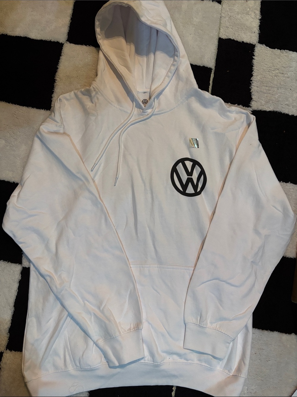 Volkswagen White Pullover Hoodie